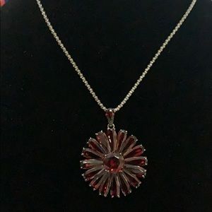 Silver .925 necklace with earrings